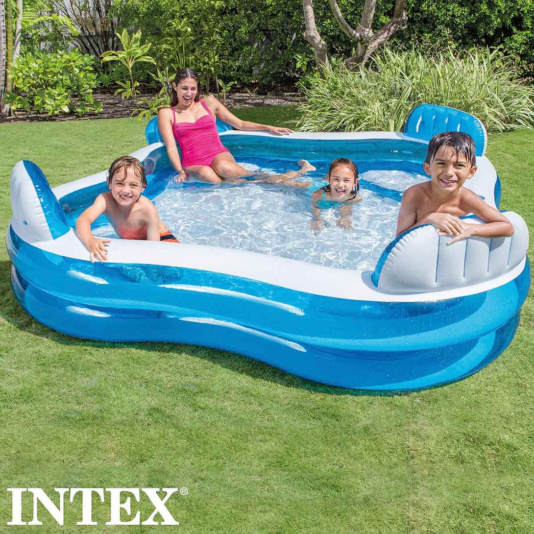 Sunsational Inflatable Swim Center Family Pool For Kids - Tootooie