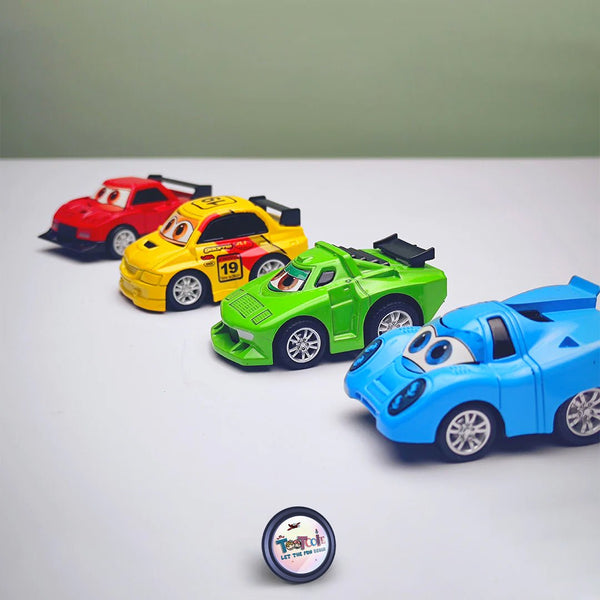 Super Cars - 4 Car Pack of Die Cast Vehicles - Tootooie