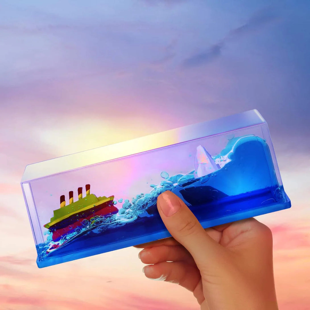 Titanic Iceberg Cruise Ship Model Decoration Water Sea Floating Ship - Tootooie