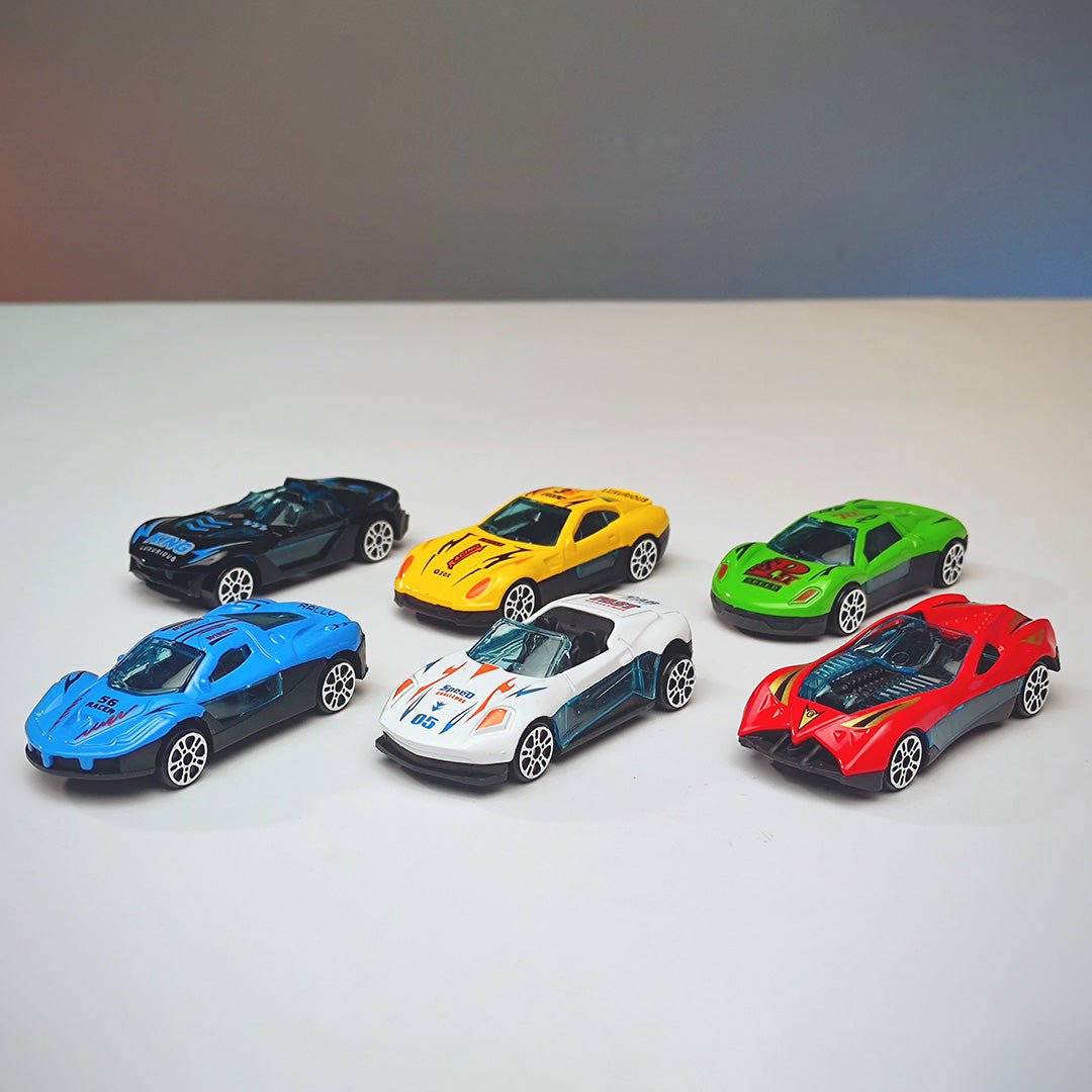 TRUCK - 6 Car Pack of Alloy Vehicles - Tootooie