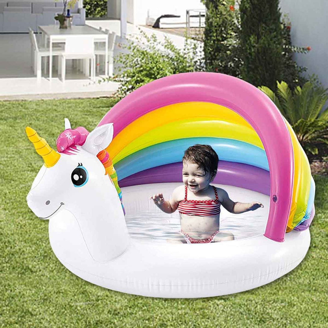 Unicorn Design Outdoor Baby Swimming Pool For Kids - Tootooie