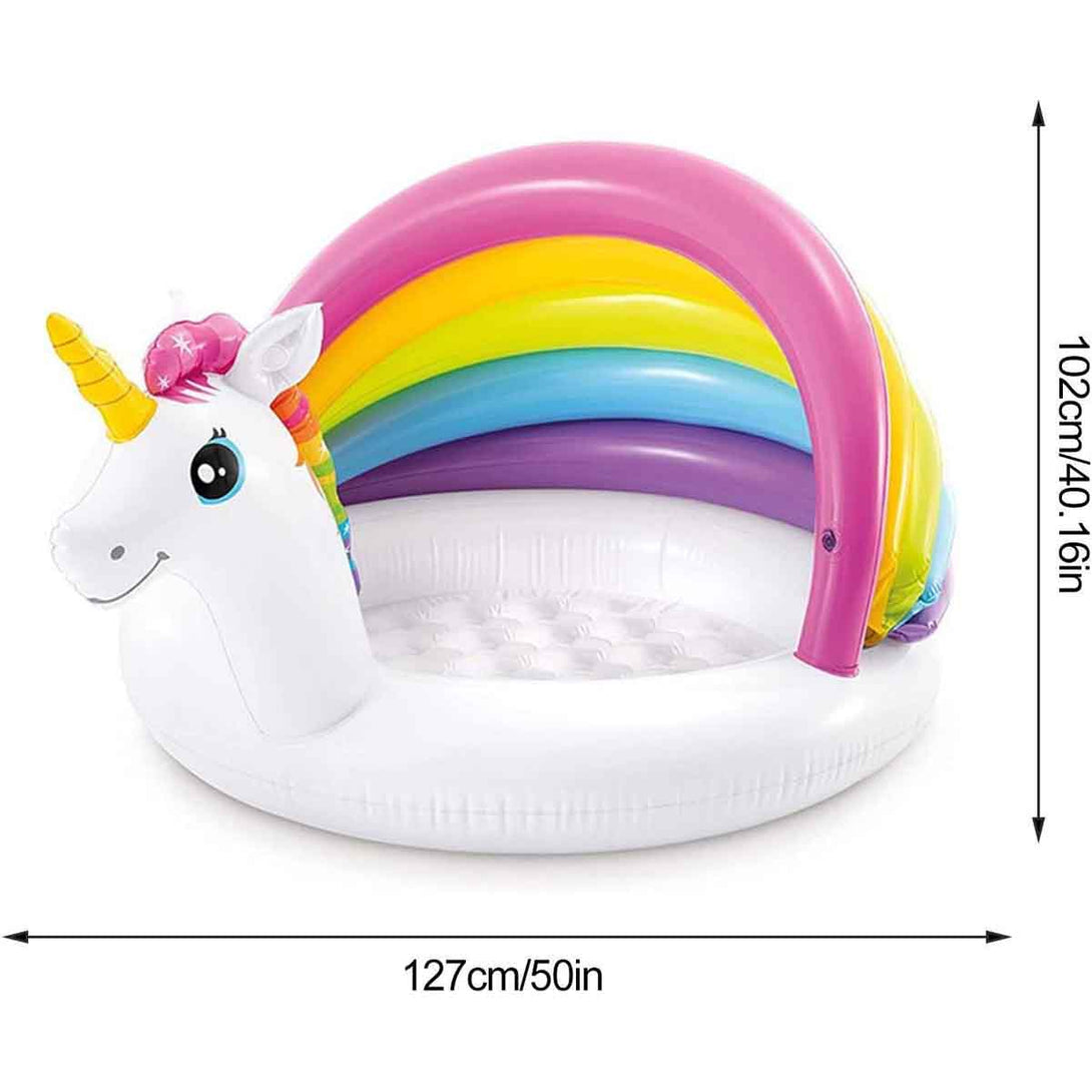 Unicorn Design Outdoor Baby Swimming Pool For Kids - Tootooie