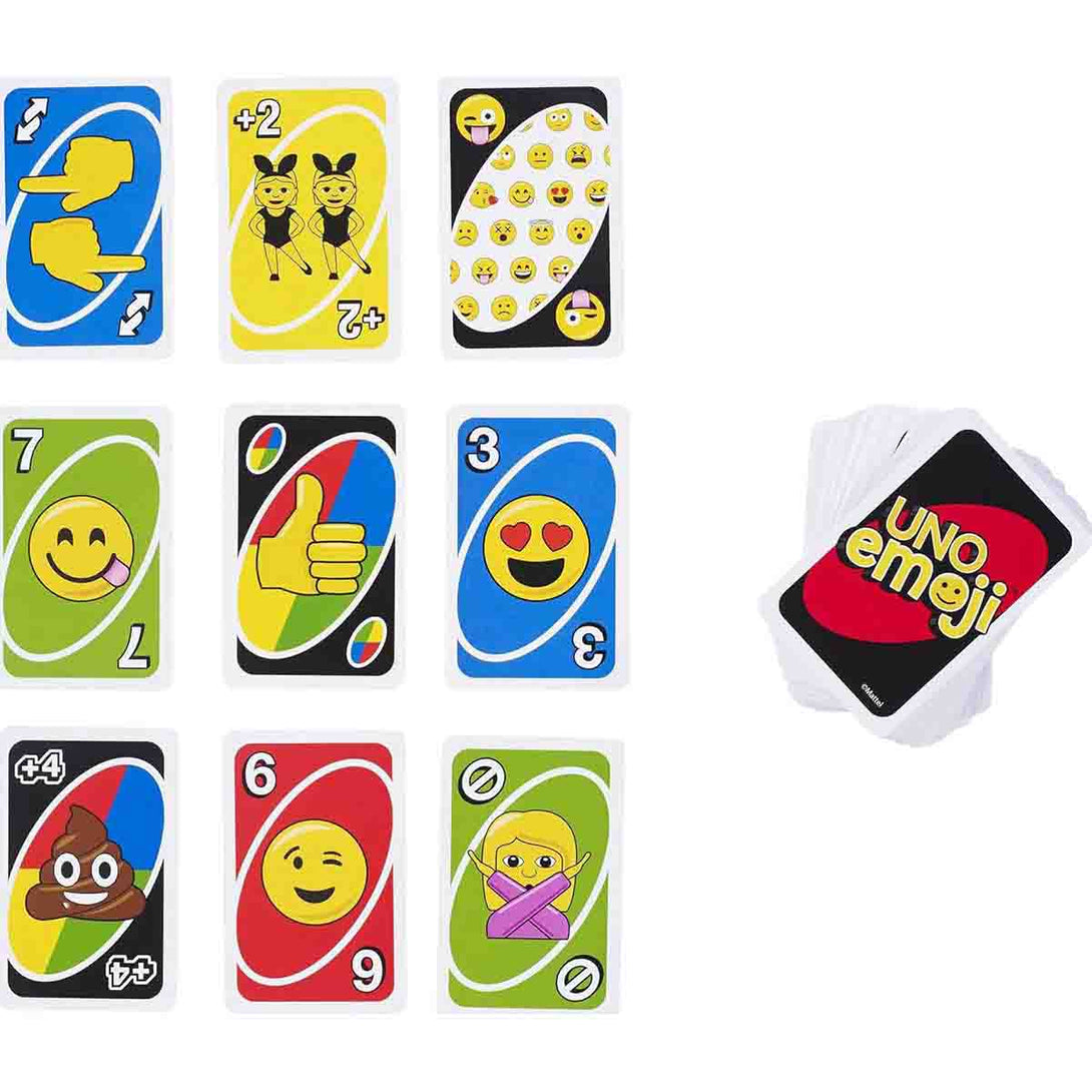 UNO Emoji Card Game for Kids - Tootooie