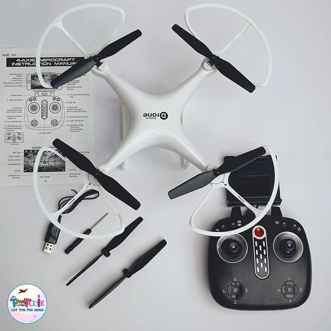 White Toy Drone Sky LH-X25 - Tootooie