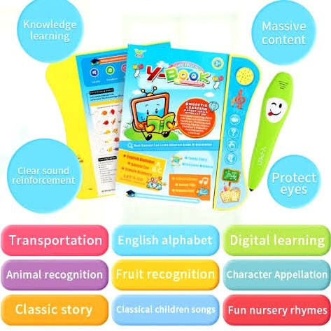 Y-book Arabic English Kids Book With Pen - Tootooie